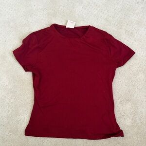 Women's Classic Short Sleeve Tee - Burgundy